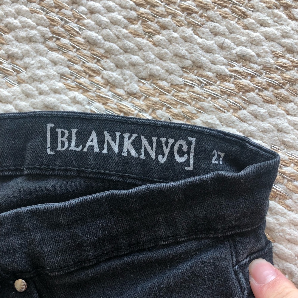 Blank NYC distressed stretch skinny jean